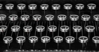 Image showing typewriter keys